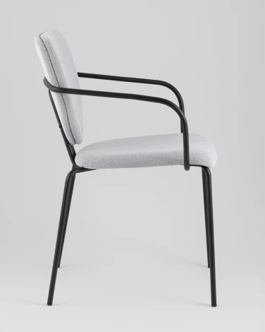 Стул обеденный Masey с подлокотниками серый Stool Group арт.УТ000039586