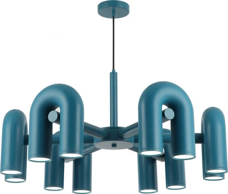 Подвесная люстра Kink Light Канти 08465-6,07 лазурный