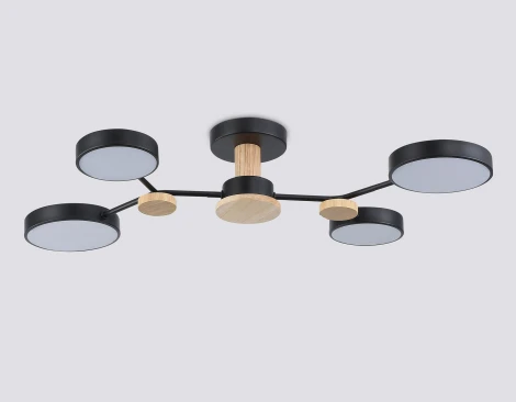 Потолочная люстра светодиодная на штанге с регулировкой цветовой температуры Ambrella COMFORT FL4860 (220V)