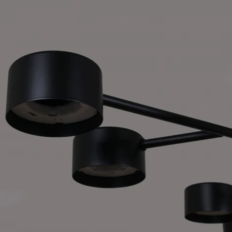 Потолочная люстра на штанге Reluce 03726-0.3-09 BK GX53