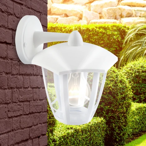 Настенный фонарь уличный ЭРА НБУ 07-40-004 «Дели 3» белый (220V, IP44)