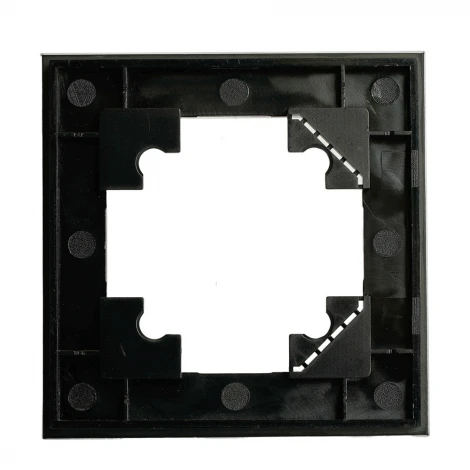 Рамка на 1 пост (черный) Stekker Катрин 50304