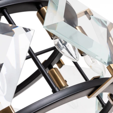 Подвесная люстра Divinare Elliot 7304/04 SP-8 (220V, на цепи, круглые)