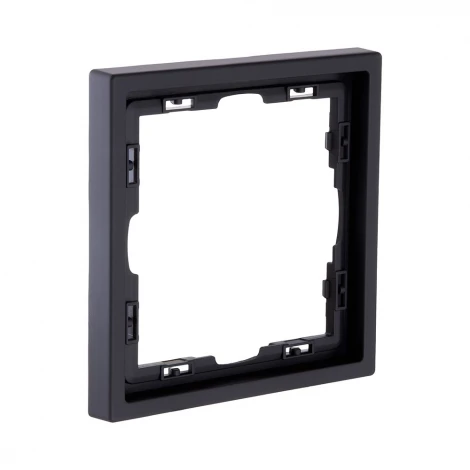 Рамка 1-постовая черный матовый Kollinger Eclipse EC1BK