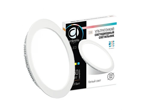 Встраиваемый точечный светильник Ambrella Led Present Plastic 300154
