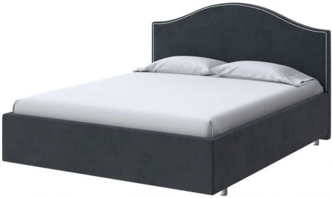 PROxSON Кровать Classic (Ткань: Велюр Teddy Древесный уголь) 90x200