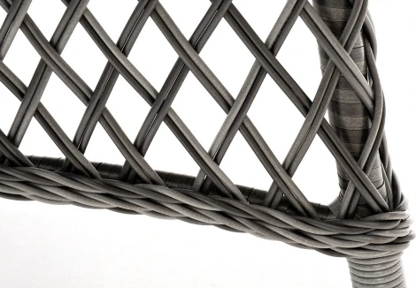 "Эспрессо" плетеный круглый стол, диаметр 150 см, цвет графит 4SIS арт.УТ-00005267