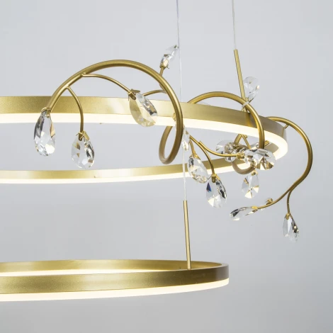 Подвесной светильник светодиодный хрустальный с регулировкой цветовой температуры LED4U LED4U L3103-800