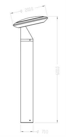 Наземный светильник Deko-Light Serpentis 733056 (LED, 220V, IP65)