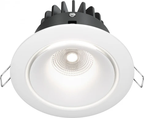 Встраиваемый светильник Yin 4000K 1x12Вт 60° LED Maytoni Technical DL031-L12W4K-W (220V, круглые)