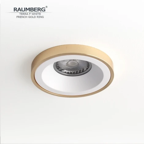 Встраиваемый светильник Raumberg Terra F TerraFWh\FGd White\French Gold