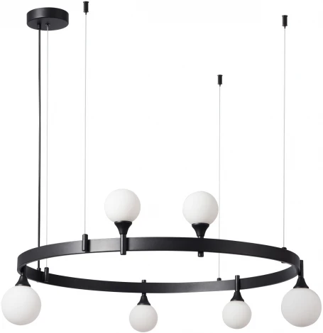 Подвесной светильник Kink Light Бьянки 07808-6,19 (LED, 220V, на тросе, шарики, кольцо)