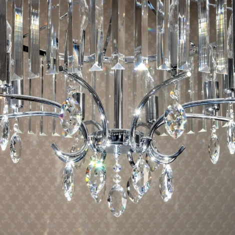 Подвесная люстра Citilux Инга CL335181 (220V, подвески, на цепи, круглые)