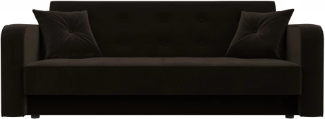 Диван-книжка Тур (Коричневый/Микровельвет) Лига Диванов арт.121784