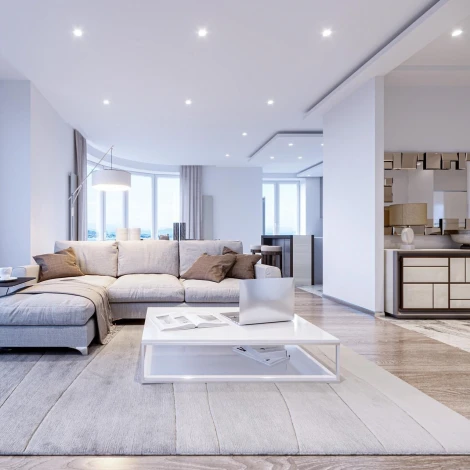 Встраиваемый светильник Favourite Optima 4645-1C (LED, 220V, пульт управления, круглые, IP44)