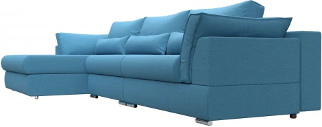 Диван угловой Пекин Long угол левый Лига Диванов (Рогожка) арт.123510L