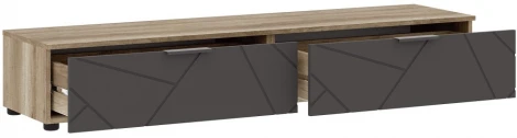 ТВ-тумба Woodville Диамо ТБ 03 софт графит / дуб каньон 546011