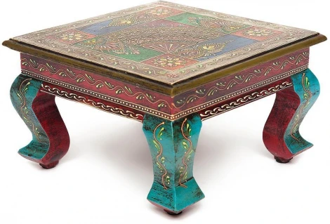 Столик Secret De Maison HAVELY ( mod. BJ-001) этническая роспись (дерево манго)