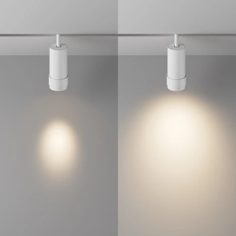 Трековый светильник магнитный 48V Maytoni Focus Zoom TR211-1-12W3K-Z-W (LED, круглые)