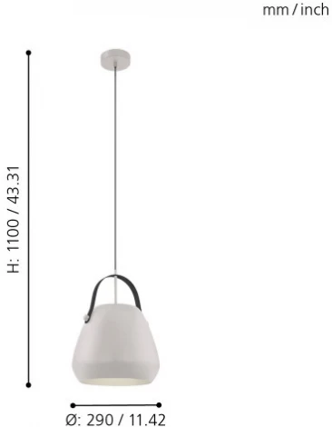 Подвесной светильник Eglo Bednall 98348 (220V, на проводе, круглые)