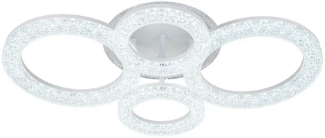 Потолочная люстра Escada Alunit 10281/4LED 126Вт, металл/акрил, белый (регулировка яркости, 220V, пульт управления)