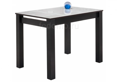 Стеклянный стол Woodville Раймунд венге 462105