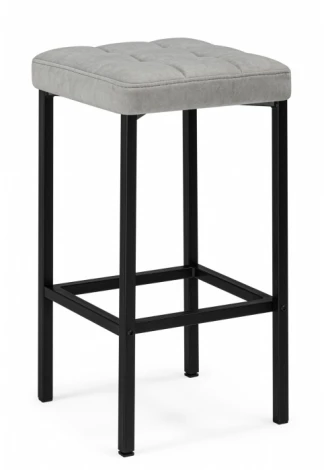 Барный стул Woodville Лофт (Металл, Велюр/Черный) арт.619421