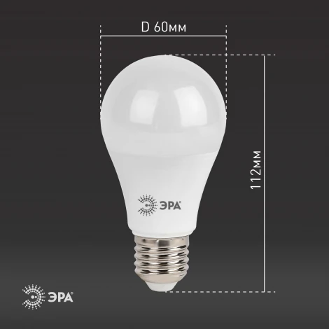 Лампочка светодиодная E27 13W ЭРА LED A60-13W-860-E27