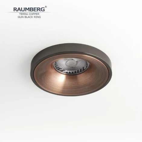 Встраиваемый светильник Raumberg TerraCopper\GBk Copper\Gun Black
