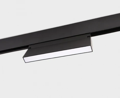 Трековый светильник магнитный 18W 48V Italline IT012-5024 black 3000K (LED)