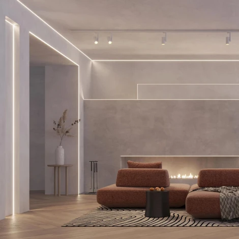 Профиль DECORE-S6-EXT-COMFORT-2000 ANOD внешний (Arlight, Алюминий) 043162