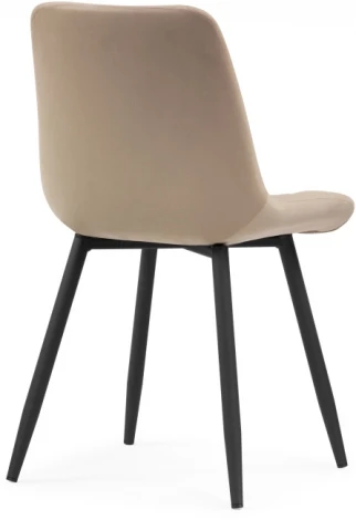 Стул Notta на металлокаркасе Баодин Б/К бежевый / черный 517114