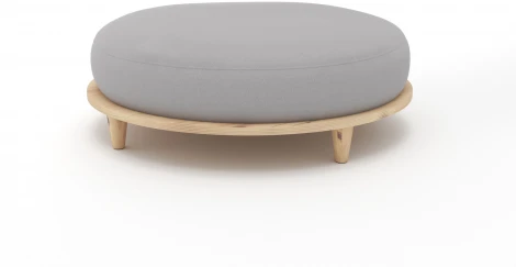 Пуф Arsko Сканди 4 светло-серый велюр