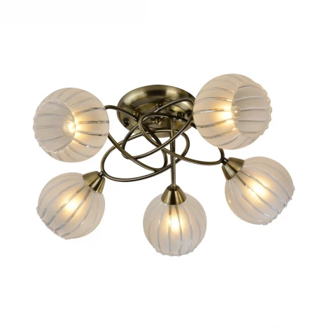 Потолочная люстра IDLamp Donetella 230/5PF-Oldbronze