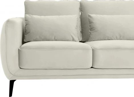 Диван Amsterdam двухместный ОГОГО (арт.342683), (Ткань/Белый)