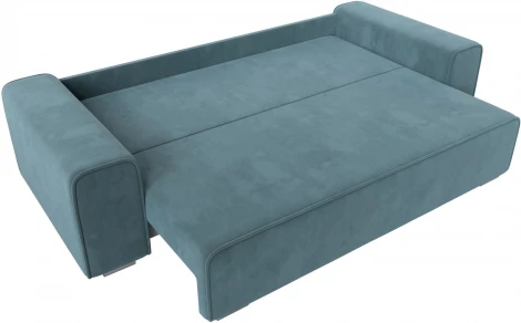 Диван прямой Лига-029 (Бирюзовый/Велюр) Лига Диванов арт.121010
