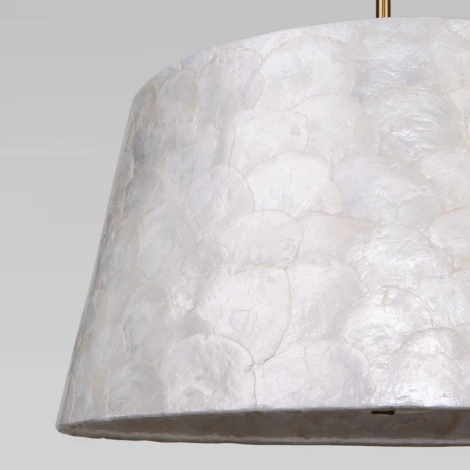 Подвесной светильник латунь/перламутр Smart Eurosvet Pearl 101013/5 (Умный дом, WiFi, Алиса, голосовое управление)