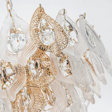 Подвесная люстра хрустальная Modelux ML.6197.600 GD