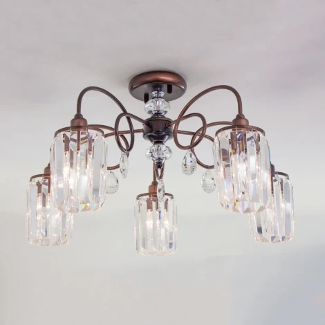 Потолочная люстра Citilux Синди CL330153 (220V, хрусталь)