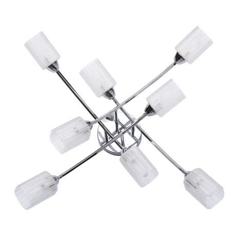 Потолочная люстра DeMarkt Олимпия 638011808 (220V, узор в полоску)