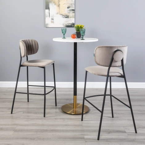 Стул барный Fendi серый R-Home арт.41025512h_heat_gray