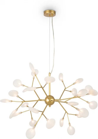 Подвесная люстра Florencia FR5049PL-27G Freya (220V, на тросе, лепестки, ветки)