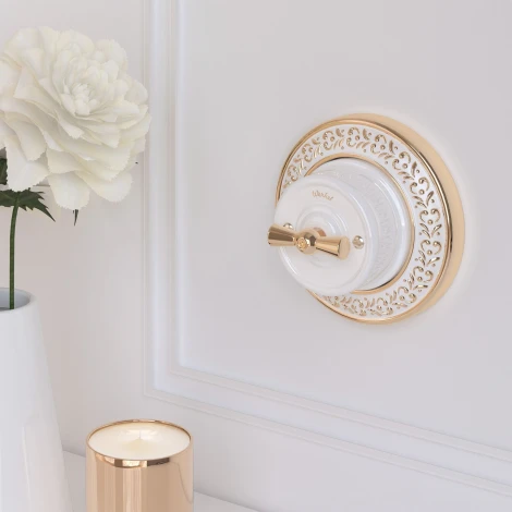 Ручка выключателя 2 шт. (золото) Ретро Werkel W6442138 (a050775)