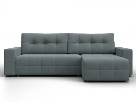 Диван угловой Лига-122 угол универсальный (ДСП,Брус,Рогожка/Серый) Лига Диванов 137599