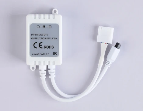 Контроллер Ambrella Illumination GS11201 для светодиодных лент RGB с инфракрасным пультом 6A 12V 72W/ 24V 144W