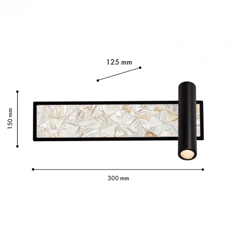 Настенный светильник светодиодный со спотом 4859-1W Favourite Primum LEDx10W 3000K