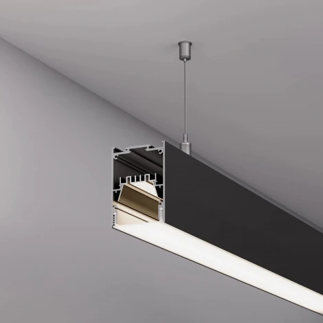 Профиль IP-LINE-5475-2000 BLACK (Arlight, Алюминий) 053899