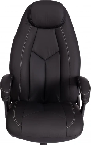 Компьютерное кресло игровое Tetchair BOSS (Исскуственая кожа/Черный)