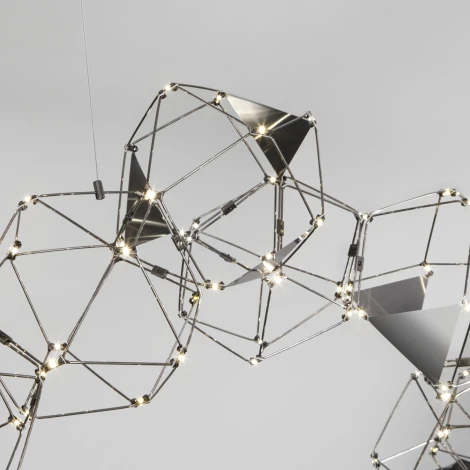 Подвесной светильник светодиодный Eurosvet Uma 90368/14 черный жемчуг (220V, на тросе)