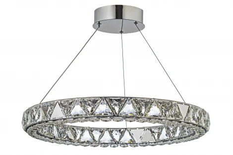 Подвесной светильник светодиодный хрусталь Dio D'Arte Daiano Daiano L 1.5.60.100 N кольцо